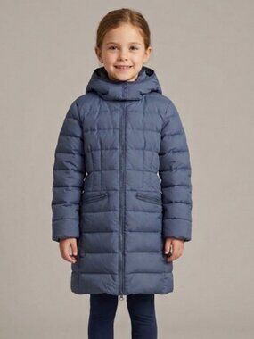 Thomas Graf Girls Down Puffer Coat Size 6 EU 116 Navy School Coat European